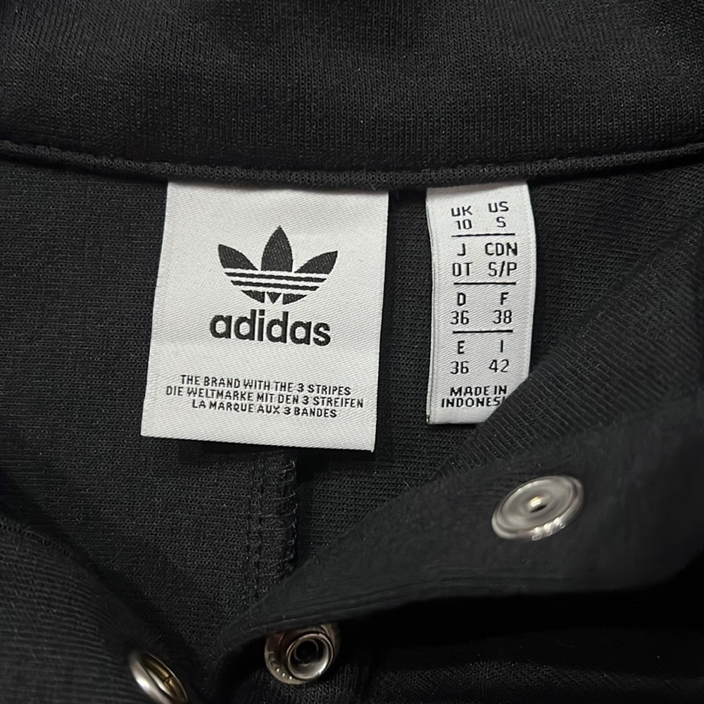 Black With Pink Stripes Button Pullover - image 3